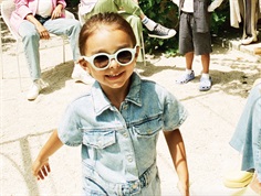 IZIPIZI aqua green sunglasses #c kids UV 400